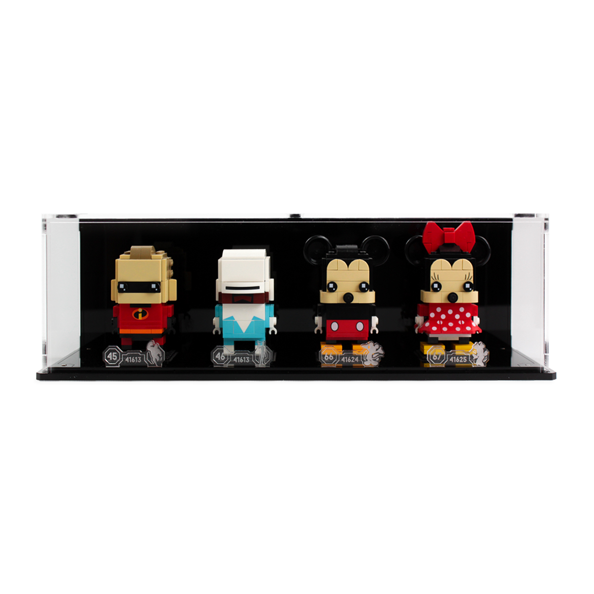 Display Case for four LEGO® Brickheadz