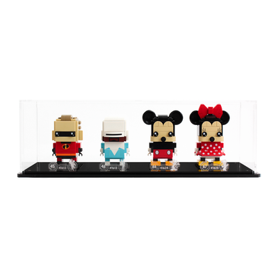 Display Case for four LEGO® Brickheadz