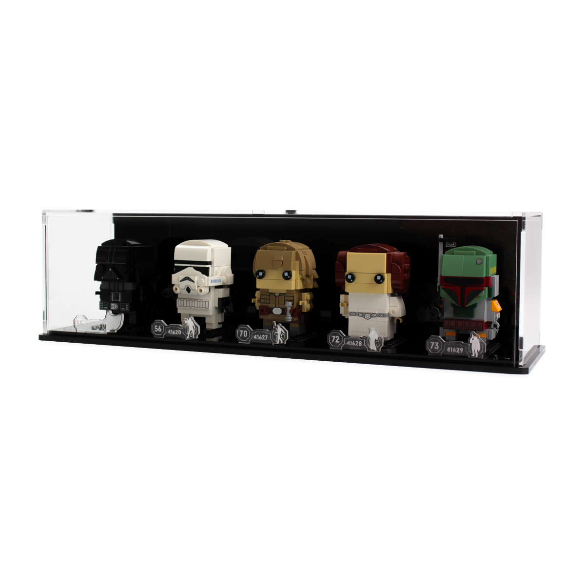 Display Case for five LEGO® Brickheadz