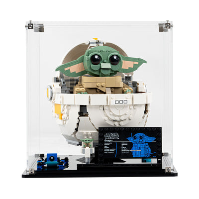 Display Case for LEGO® Star Wars: Grogu with Hover Pram (75403)