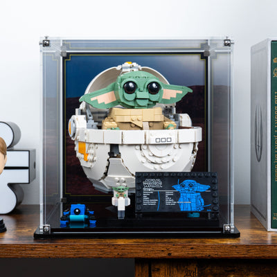 Display Case for LEGO® Star Wars: Grogu with Hover Pram (75403)