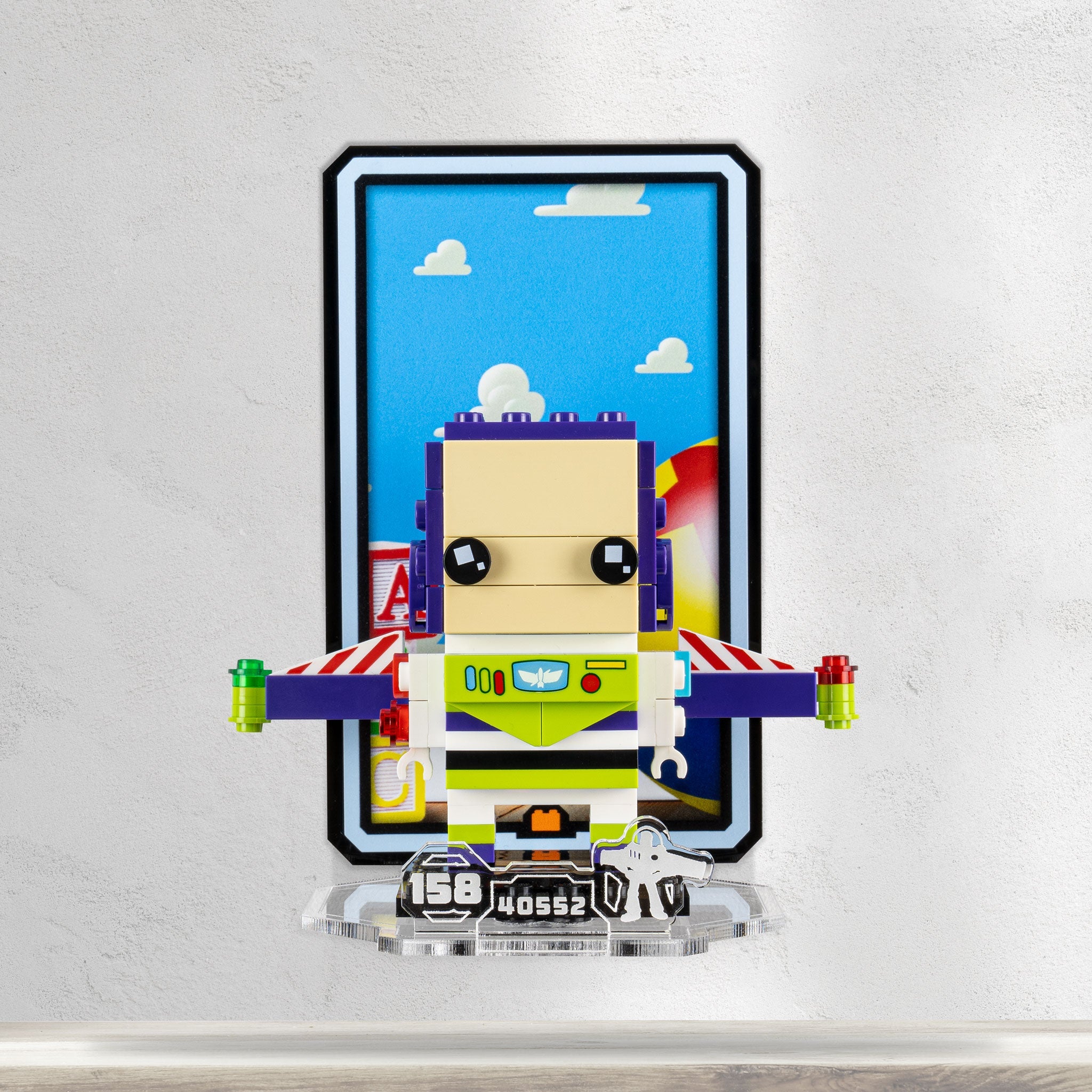 Wall Mounted Display for LEGO® Brickheadz Buzz Lightyear (40552)