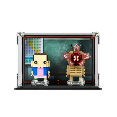 Display Case for LEGO® Brickheadz Demogorgan & Eleven (40549)
