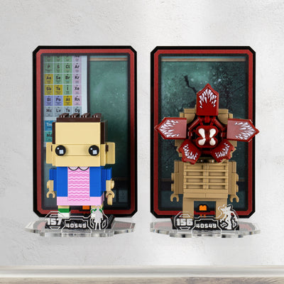 Wall Mounted Display for LEGO® Brickheadz Demogorgan & Eleven (40549)