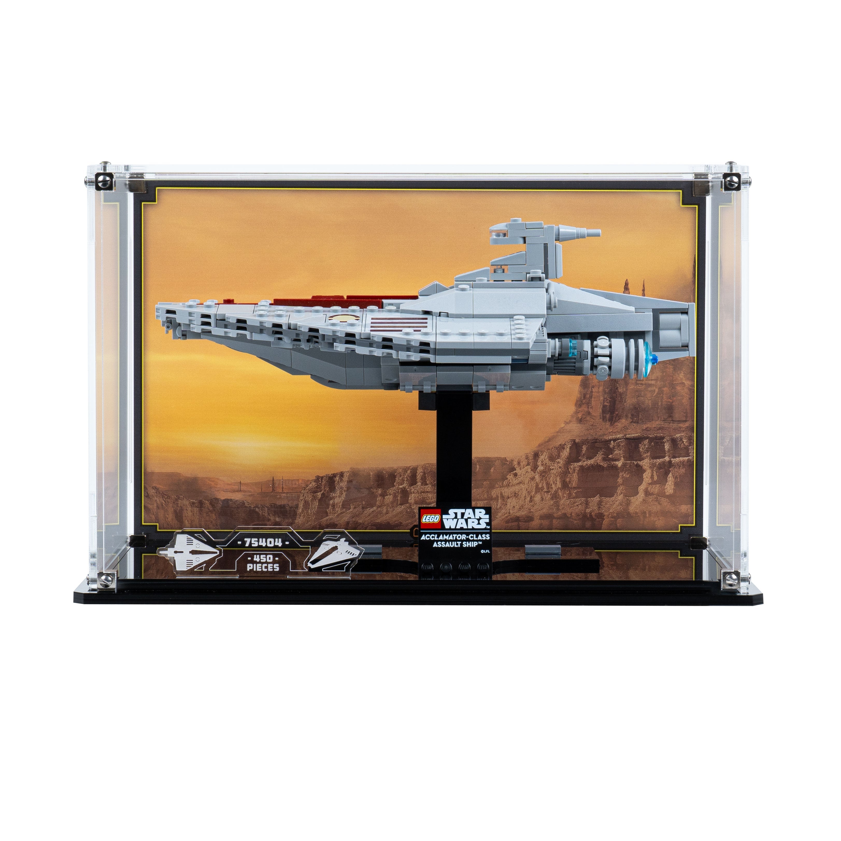 Display Case for LEGO® Star Wars: Acclamator-Class Assault Ship™ (75404)