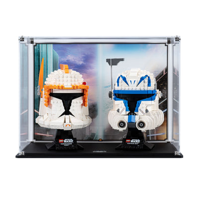 Limited Edition Display Case for LEGO® Star Wars Commander Cody and Captain Rex Helmets (75349 & 75350)
