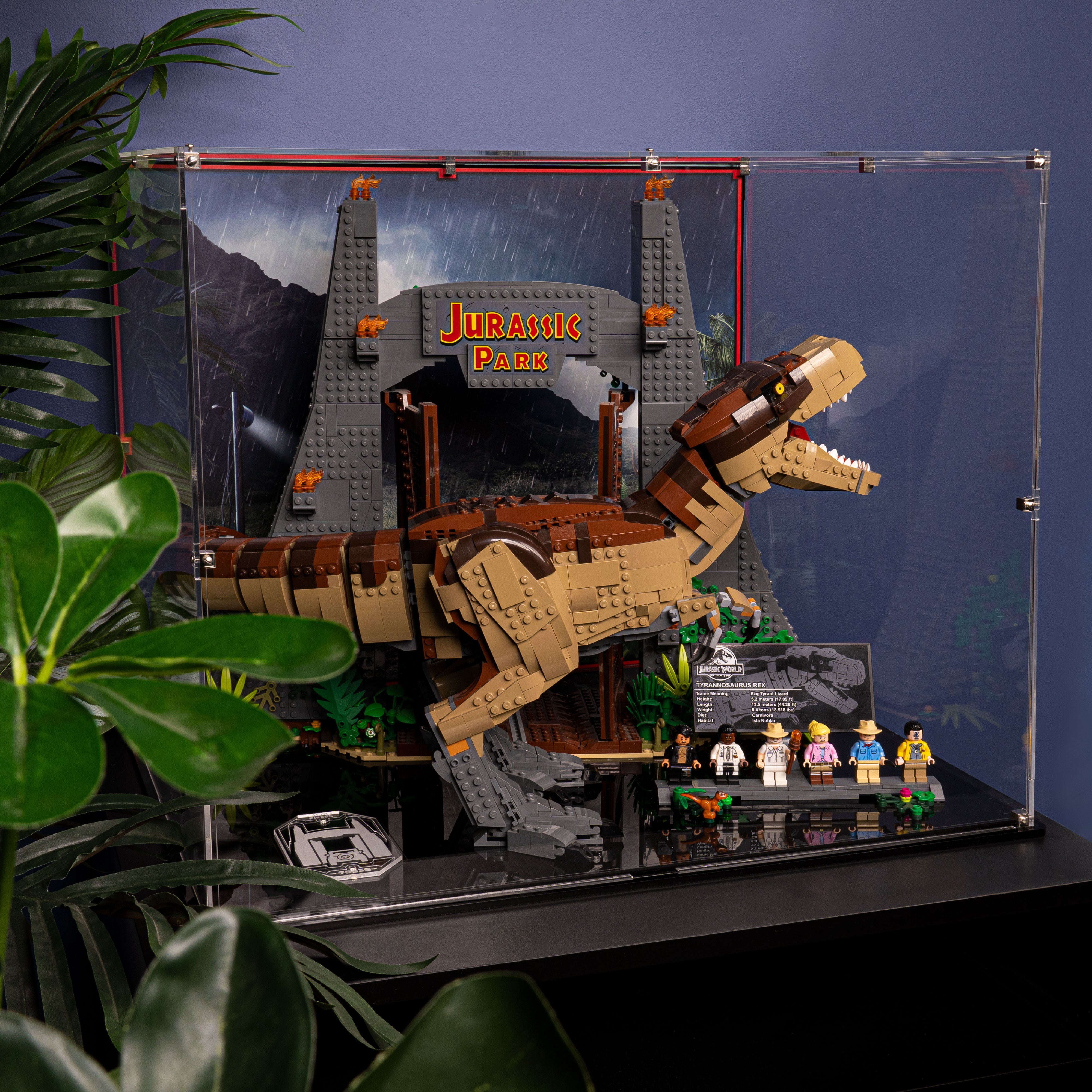 Display Case for LEGO® Jurassic Park: T. rex Rampage (75936)
