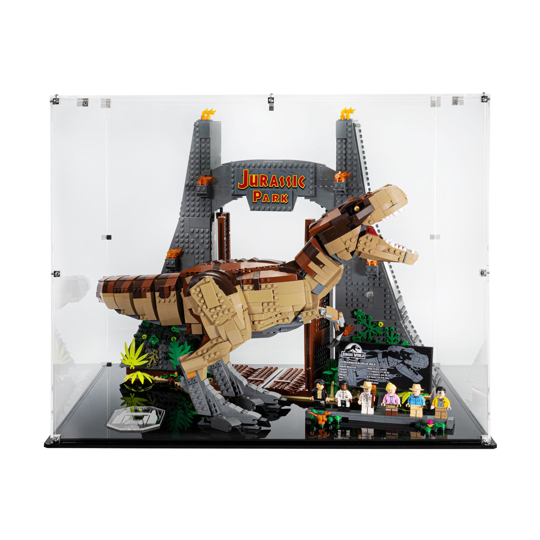 Display Case for LEGO® Jurassic Park: T. rex Rampage (75936)