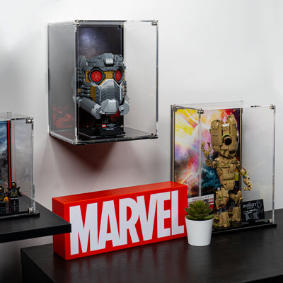 Wall Mounted Display Case for LEGO® Marvel Star-Lord's Helmet (76251)