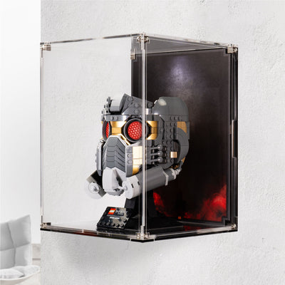 Wall Mounted Display Case for LEGO® Marvel Star-Lord's Helmet (76251)