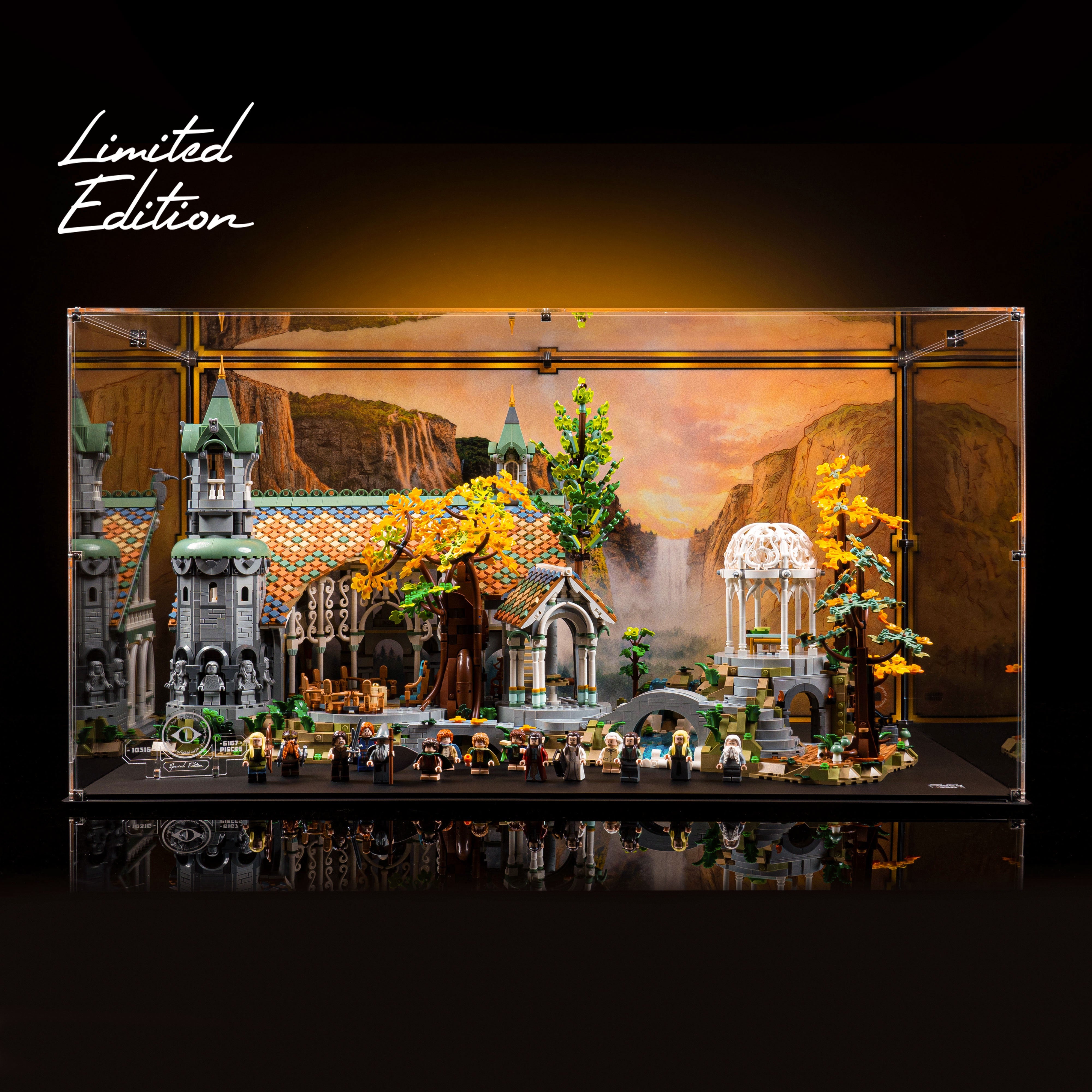 Limited Edition Display Case for LEGO® Icons: Lord of the Rings Rivendell™ (10316)