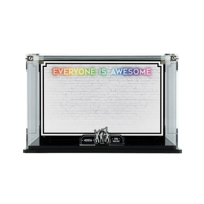 Display Case for LEGO®: Everyone Is Awesome (40516)