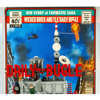 Display Case for LEGO® Marvel: Daily Bugle (76178)