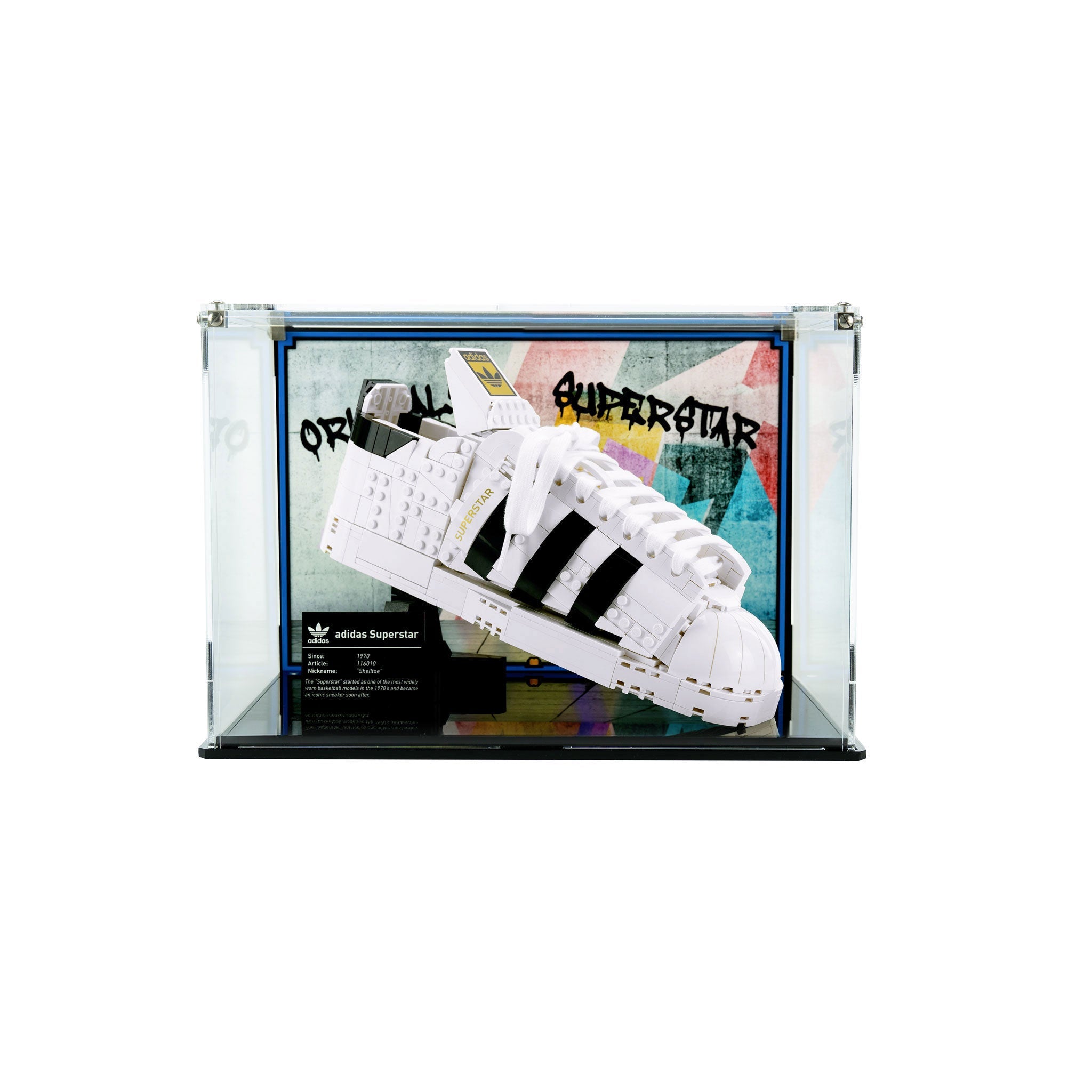 Display Case for LEGO® adidas Originals Superstar (10282)
