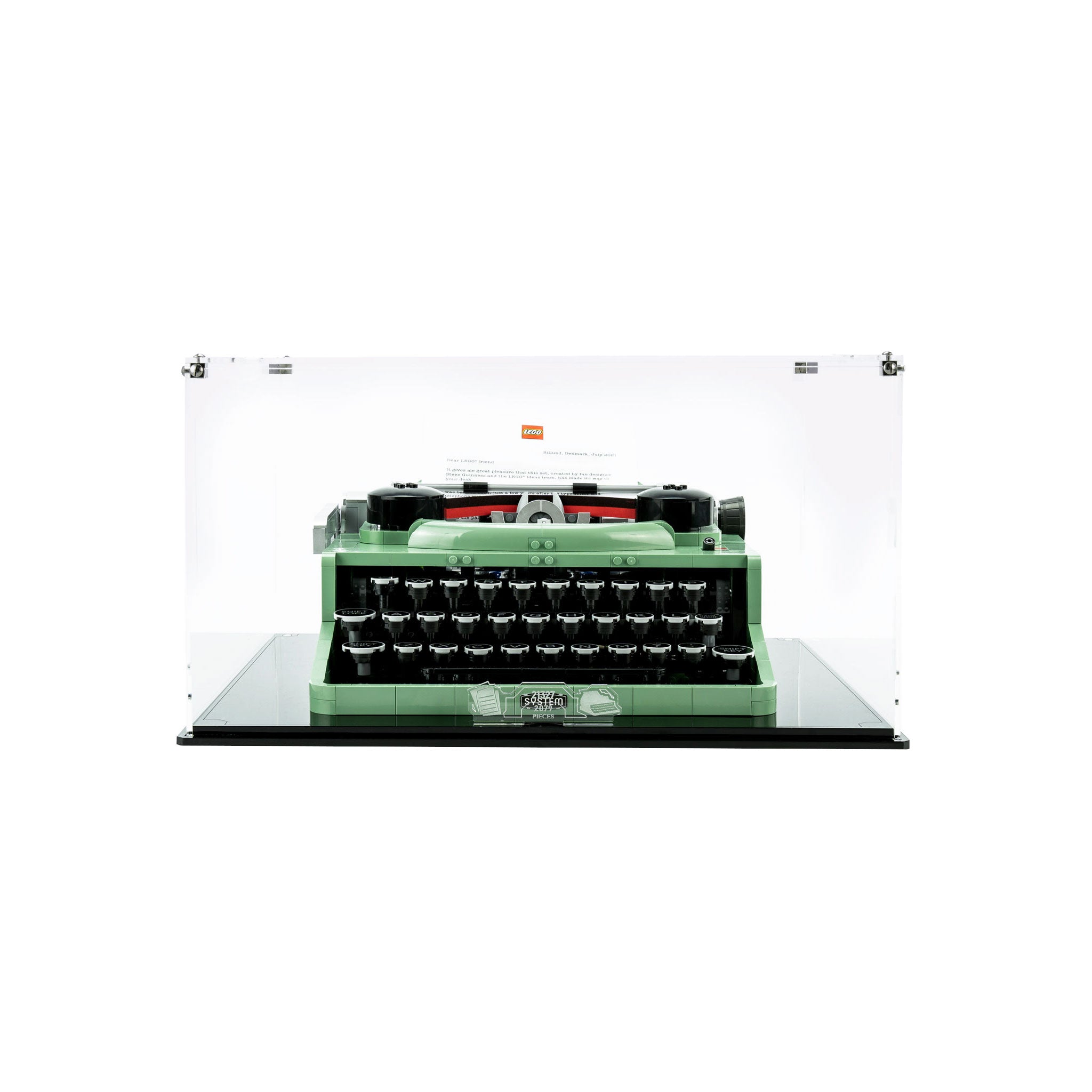 Display Case for LEGO® Ideas: Typewriter (21327)
