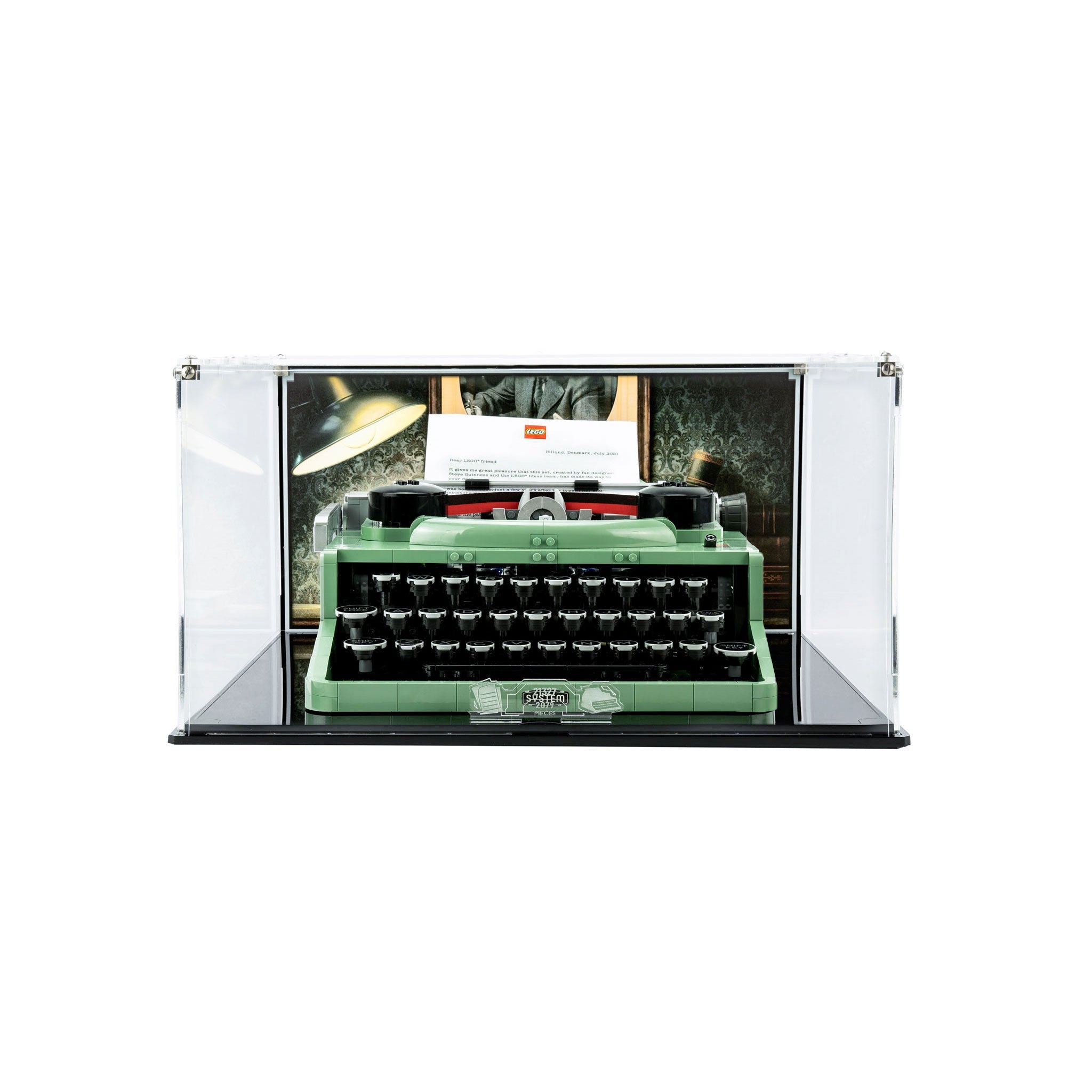 Display Case for LEGO® Ideas: Typewriter (21327)