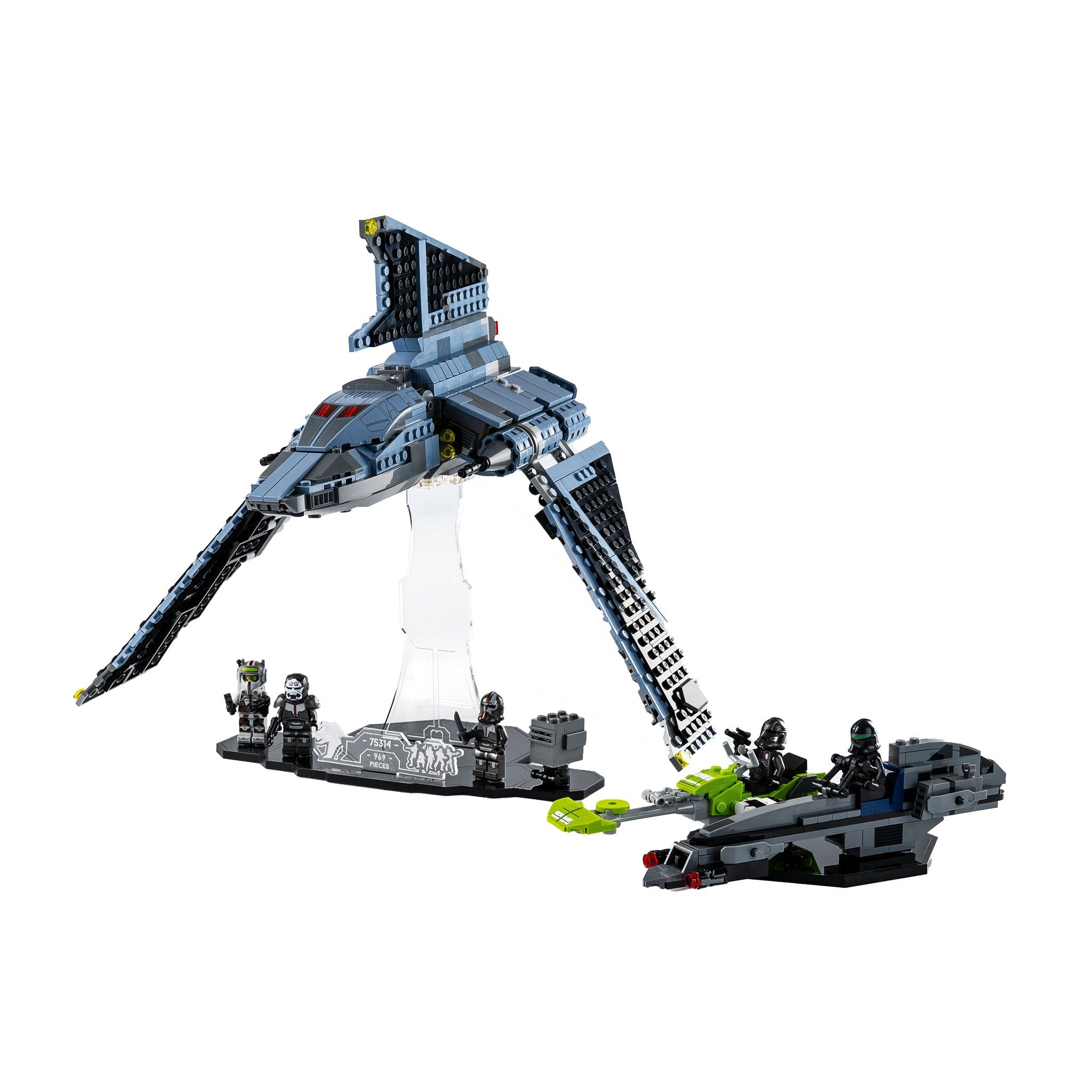 Display Stand for LEGO® Star Wars™ The Bad Batch™ Attack Shuttle (75314)