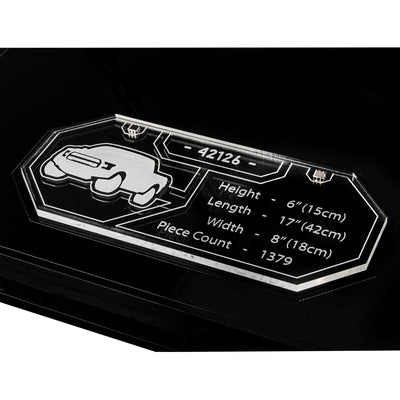 Display Case for LEGO® Ford® F-150 Raptor (42126)