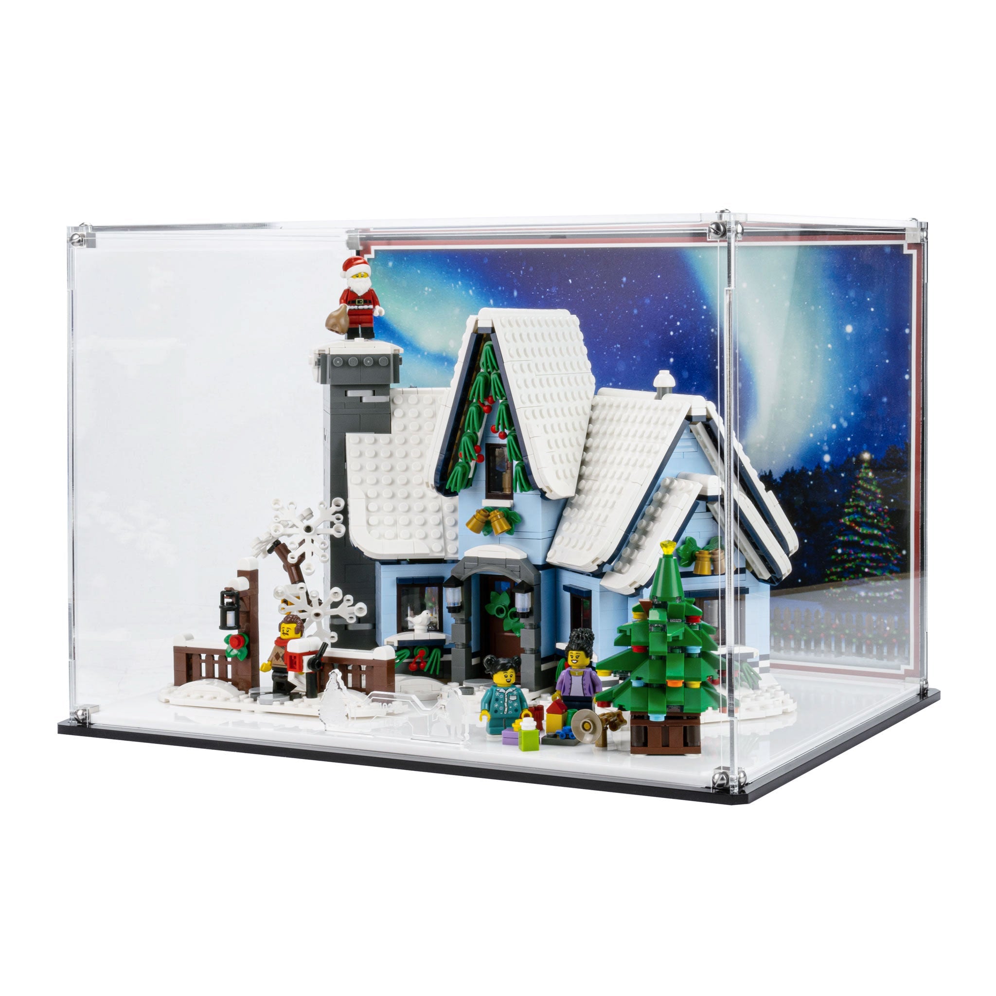 Display Case for LEGO® Santa’s Visit (10293)