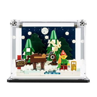 Display Case for LEGO® Santa’s Front Yard (40484)