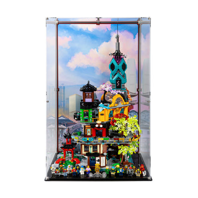Display Case for LEGO® NINJAGO® City Gardens (71741)