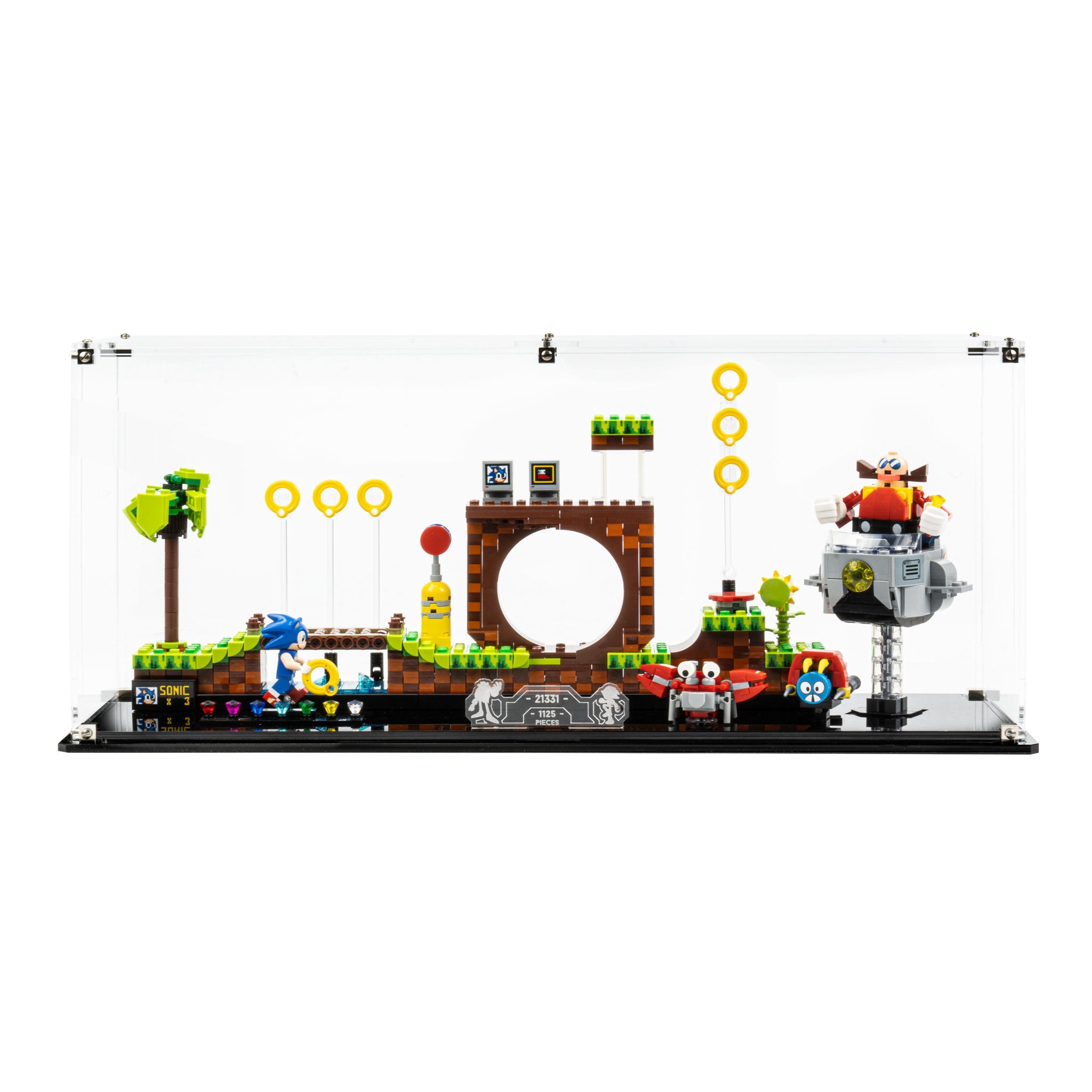 Display Case for LEGO® IDEAS: Sonic the Hedgehog™ – Green Hill Zone (21331)