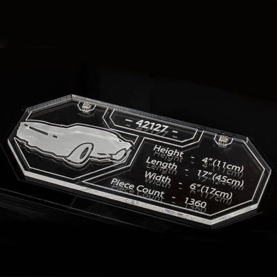 Display Case for LEGO® The Batman™ - Batmobile™ (42127)