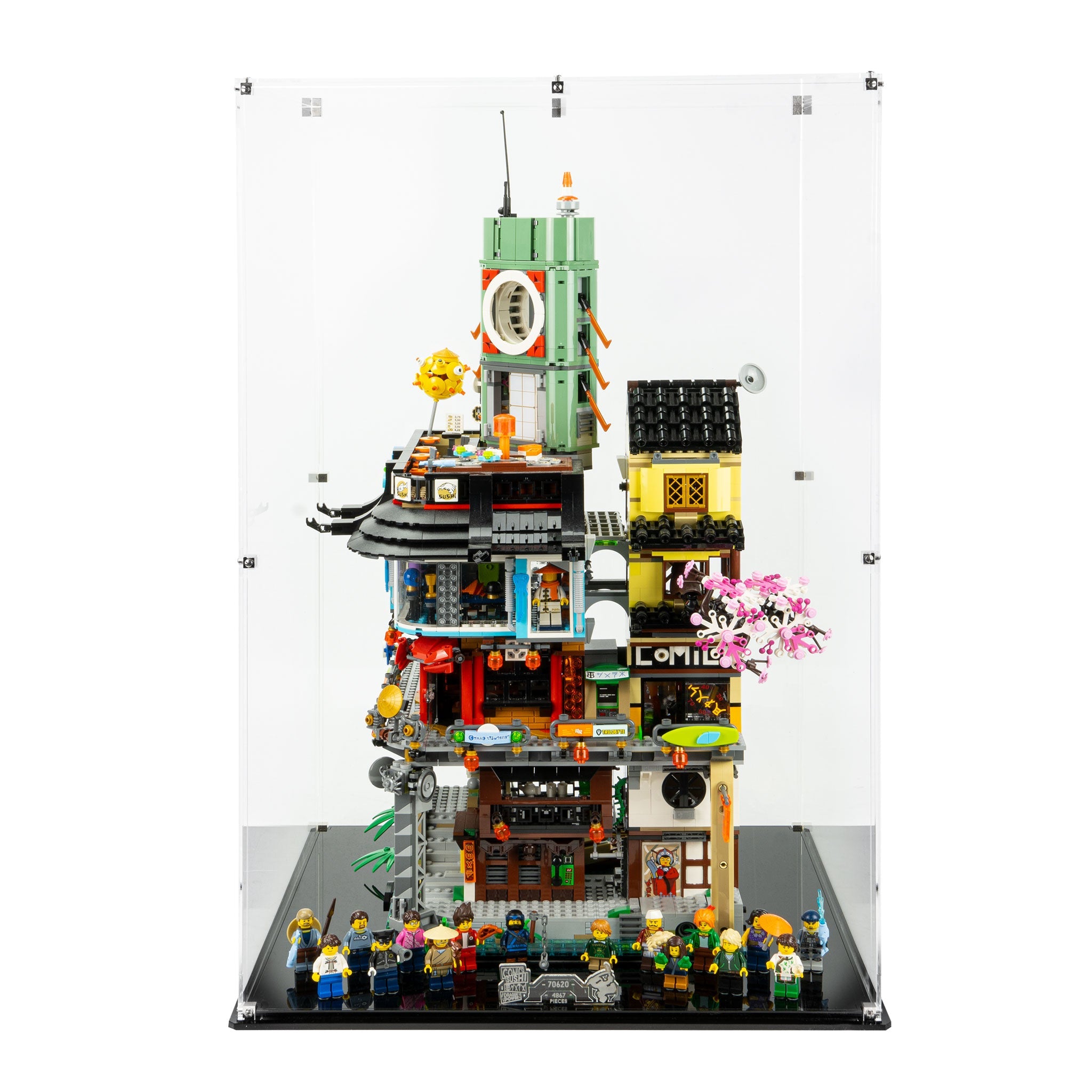 Display Case for LEGO® NINJAGO® City (70620)