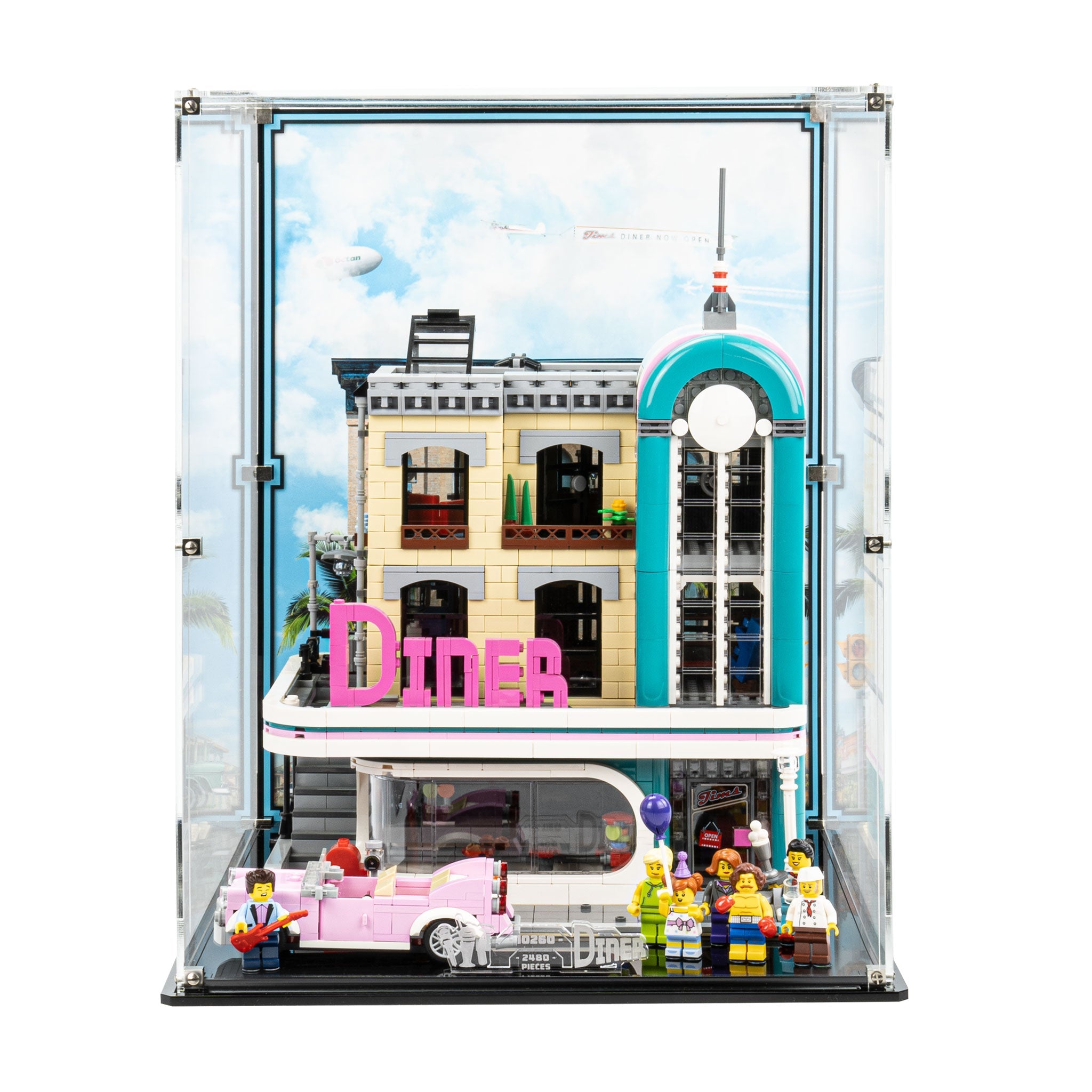Display Case for LEGO® Downtown Diner (10260)