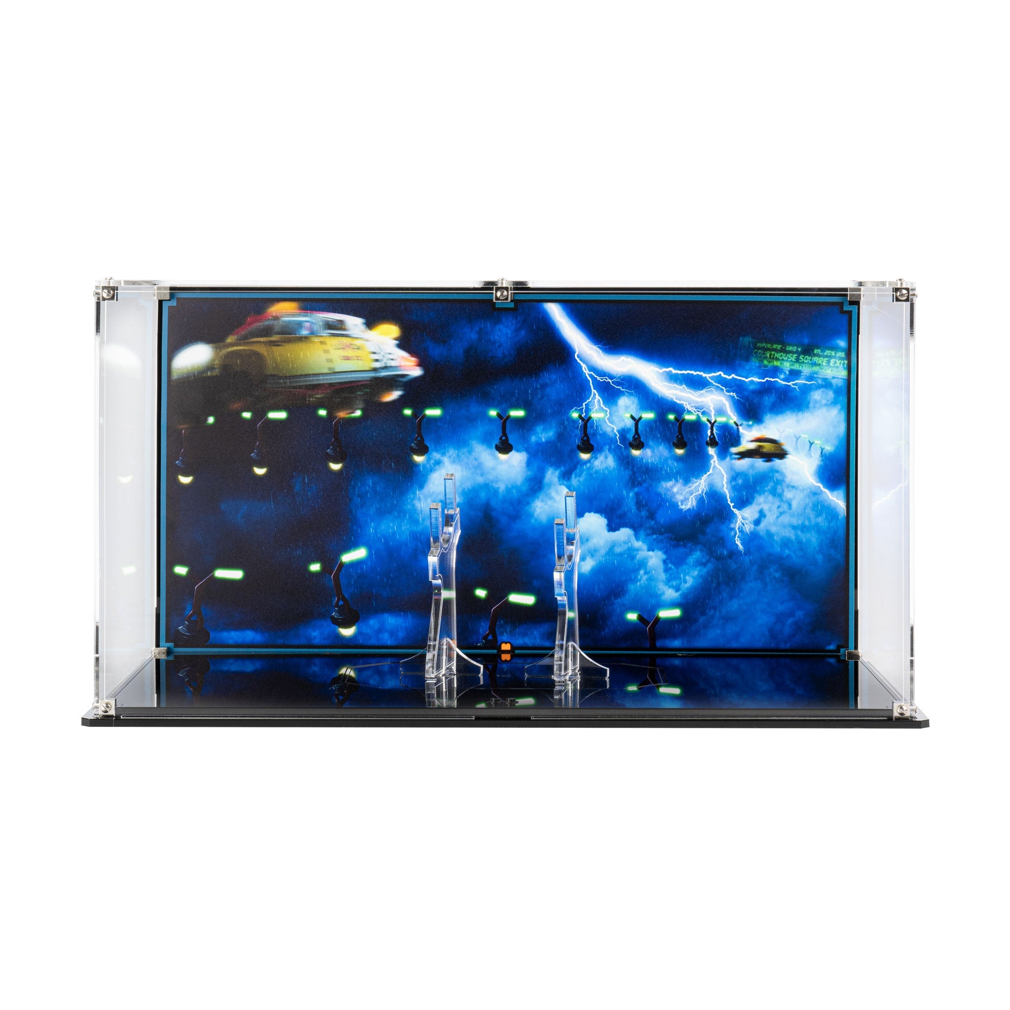 Display Case for LEGO® Back to the Future Time Machine (10300)