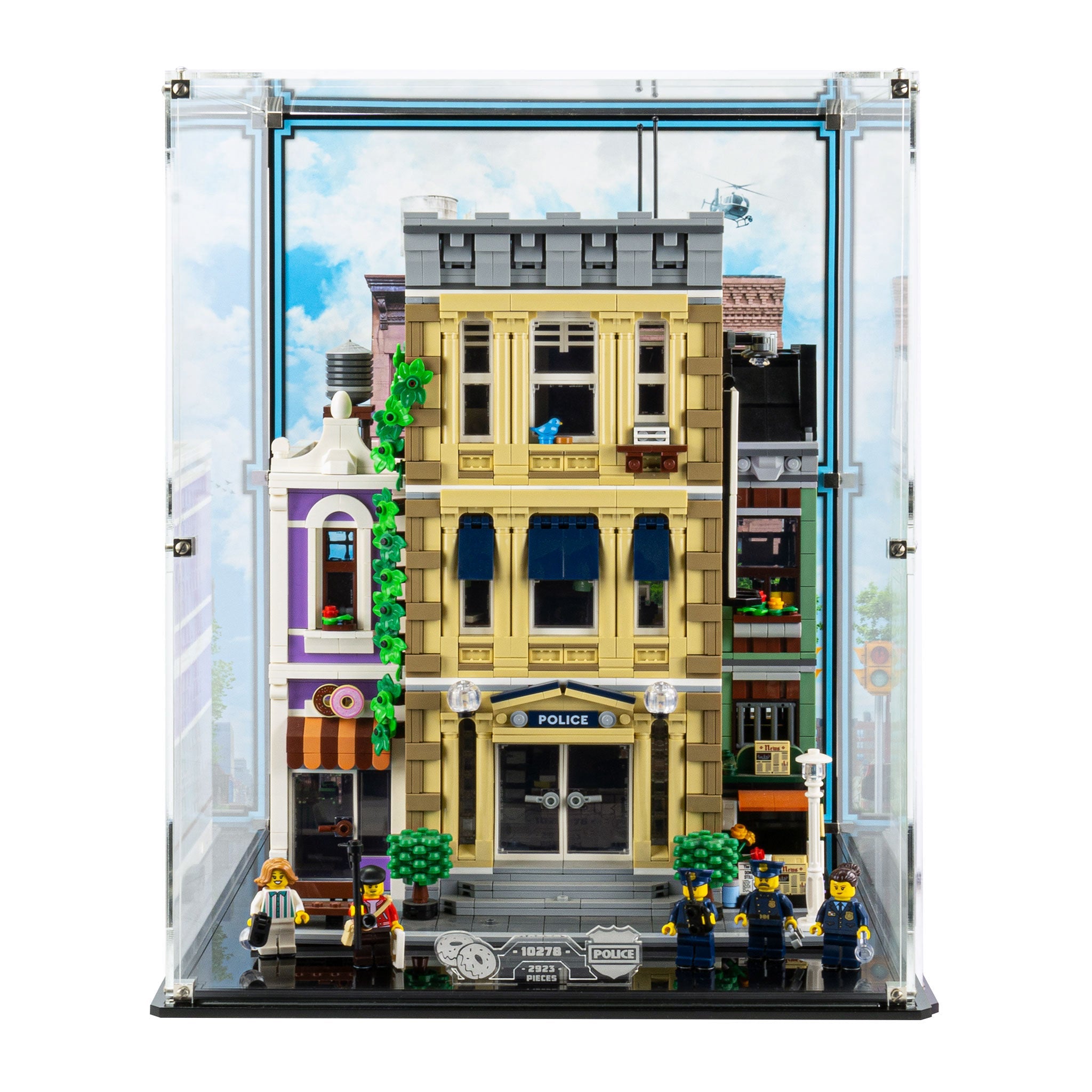 Display Case for LEGO® Police Station (10278)