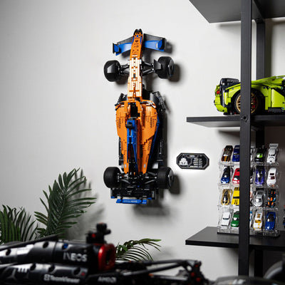 Wall Mounted Display Stand for LEGO® Technic™ McLaren Formula 1™ Race Car (42141)