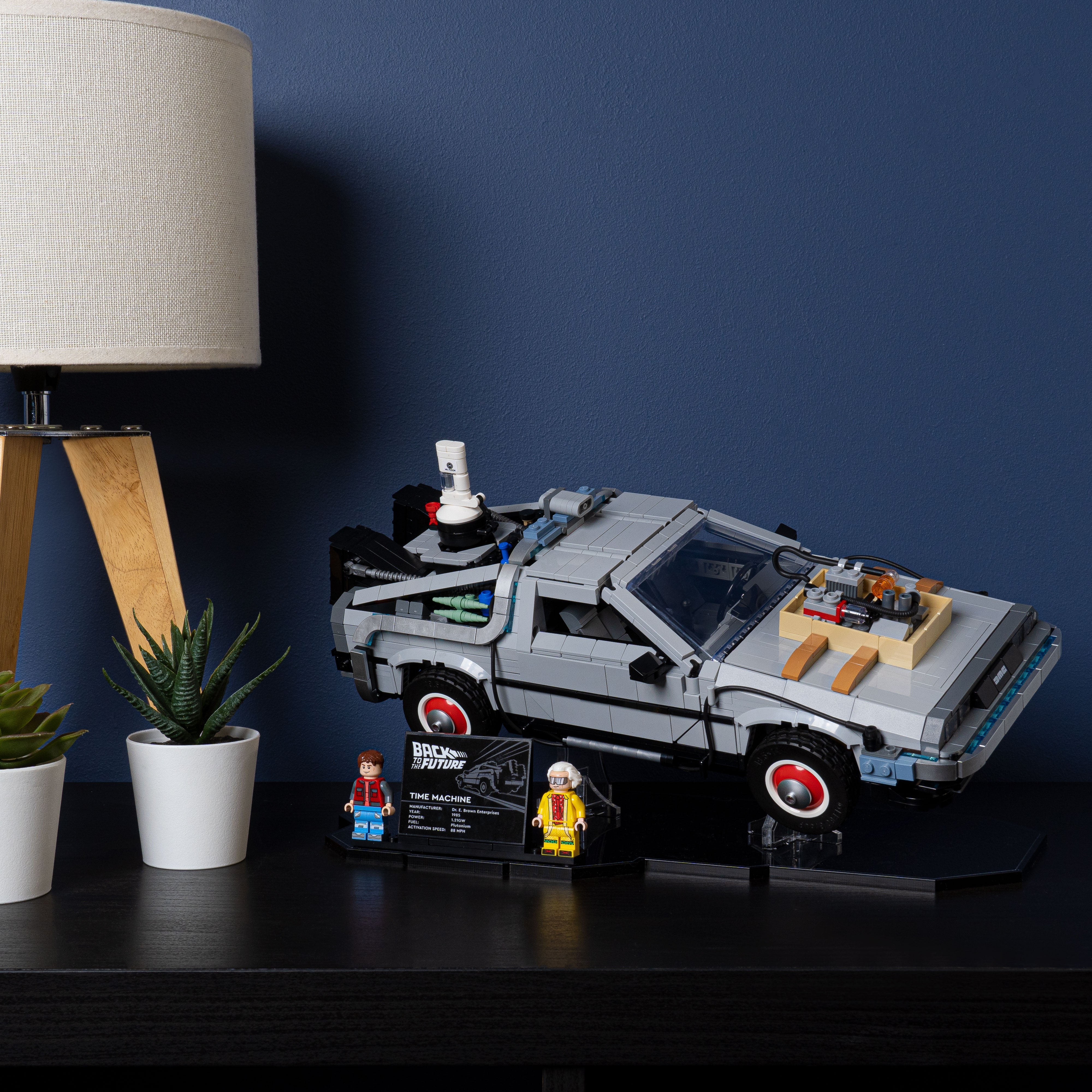 Display Stand for LEGO® Back to the Future Time Machine (10300)