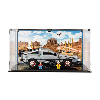 Display Case for LEGO® Back to the Future Time Machine (10300)