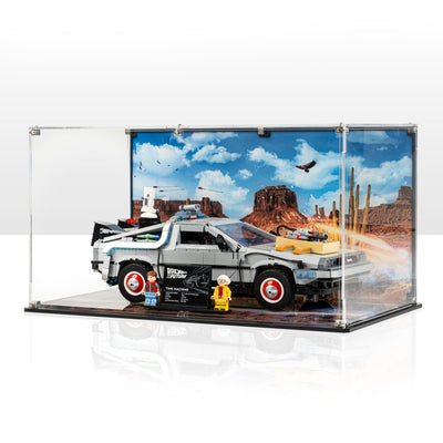 Display Case for LEGO® Back to the Future Time Machine (10300)