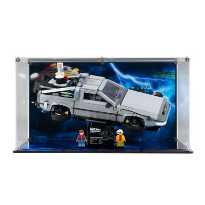 Display Case for LEGO® Back to the Future Time Machine (10300)
