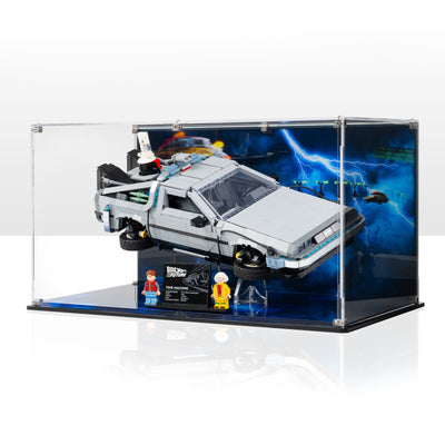 Display Case for LEGO® Back to the Future Time Machine (10300)