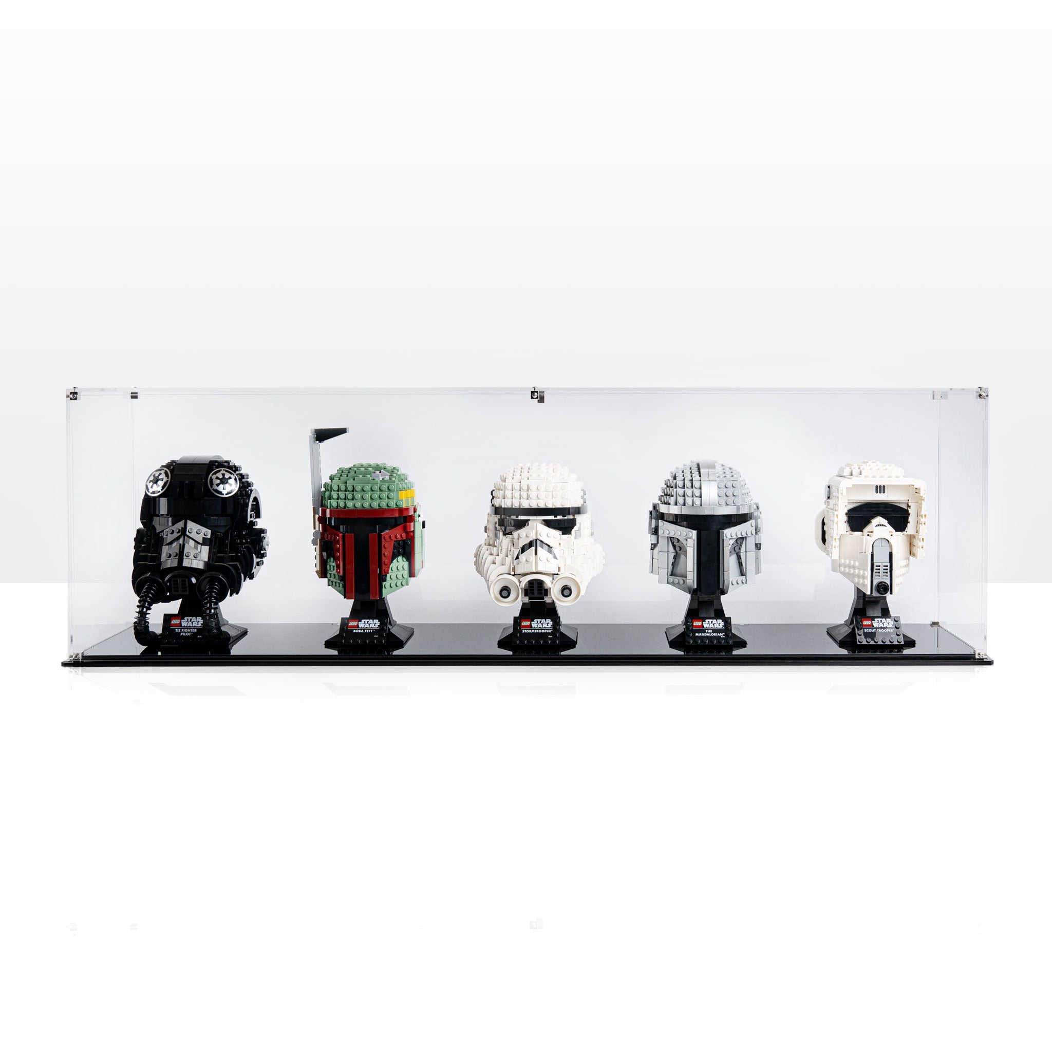 Display Case for five LEGO® Helmets