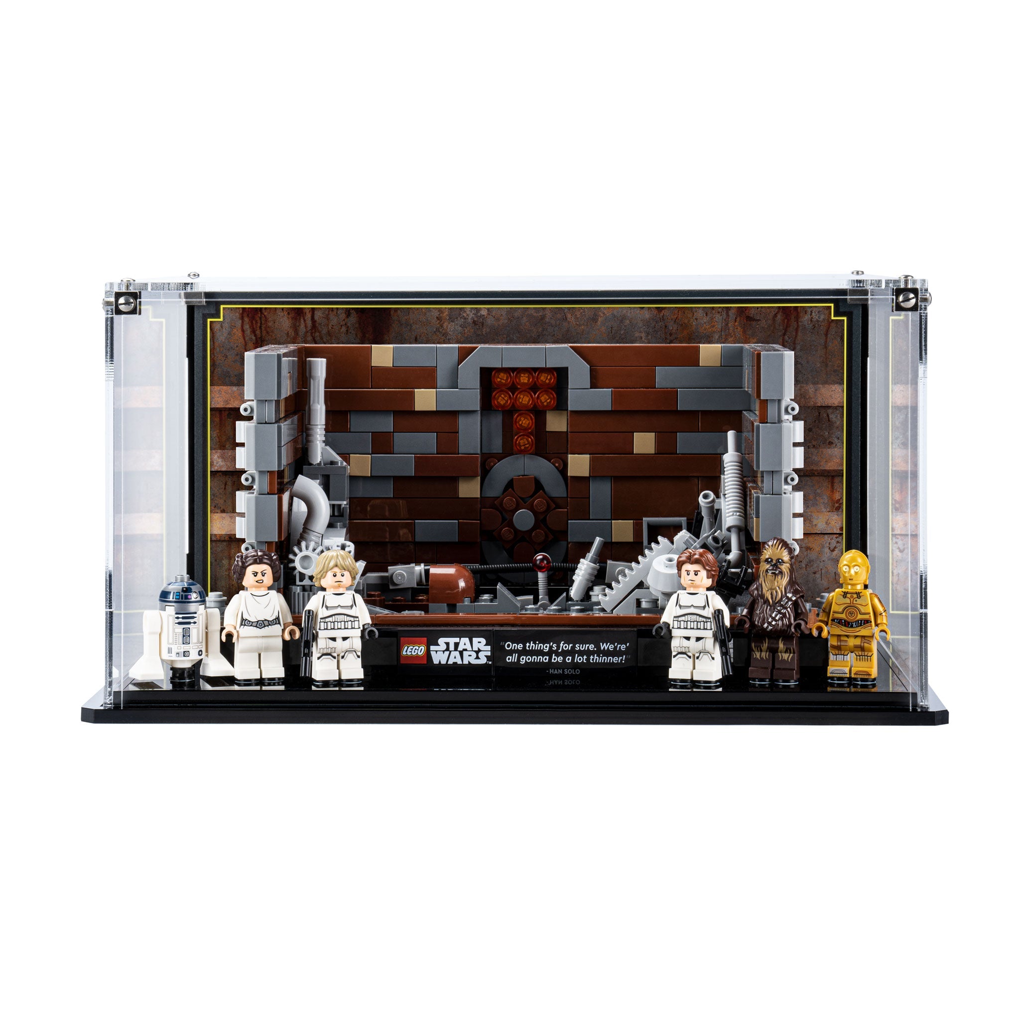 Display Case for LEGO® Star Wars™ Death Star™ Trash Compactor Diorama (75339)