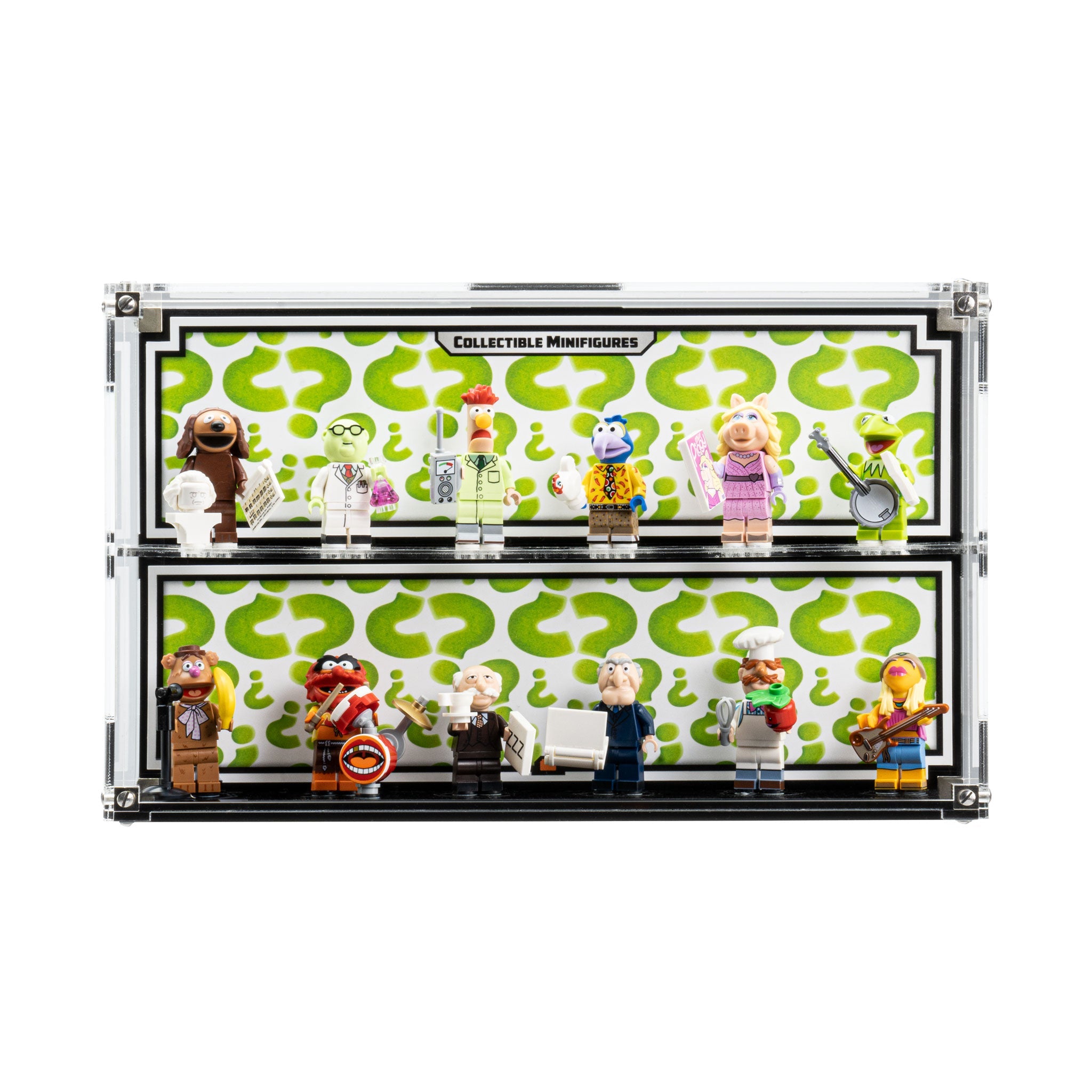 Wall Mounted Display Case for LEGO® The Muppets Collectable Minifigure Series (71033)