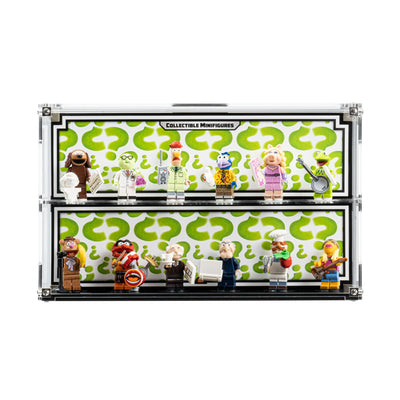 Wall Mounted Display Case for LEGO® The Muppets Collectable Minifigure Series (71033)