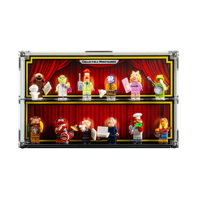 Wall Mounted Display Case for LEGO® The Muppets Collectable Minifigure Series (71033)