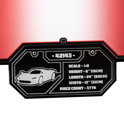 Wall Mounted Display Stand for LEGO® Technic™ Ferrari Daytona SP3 (42143)