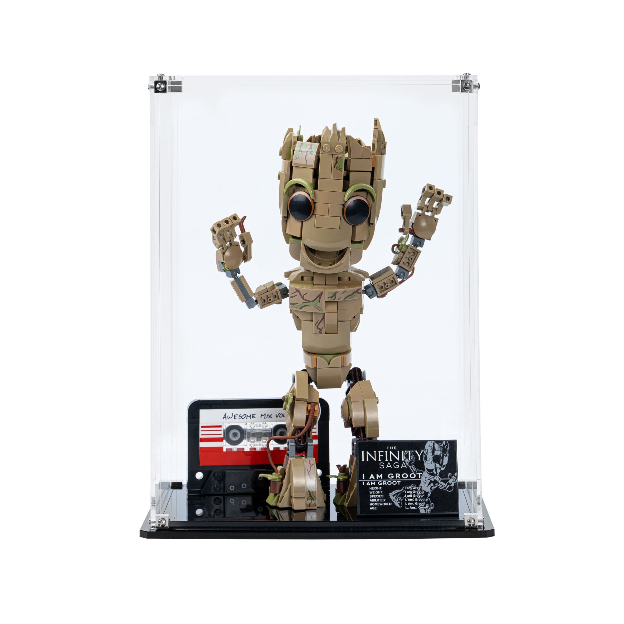 Display Case for LEGO® Marvel I am Groot (76217)