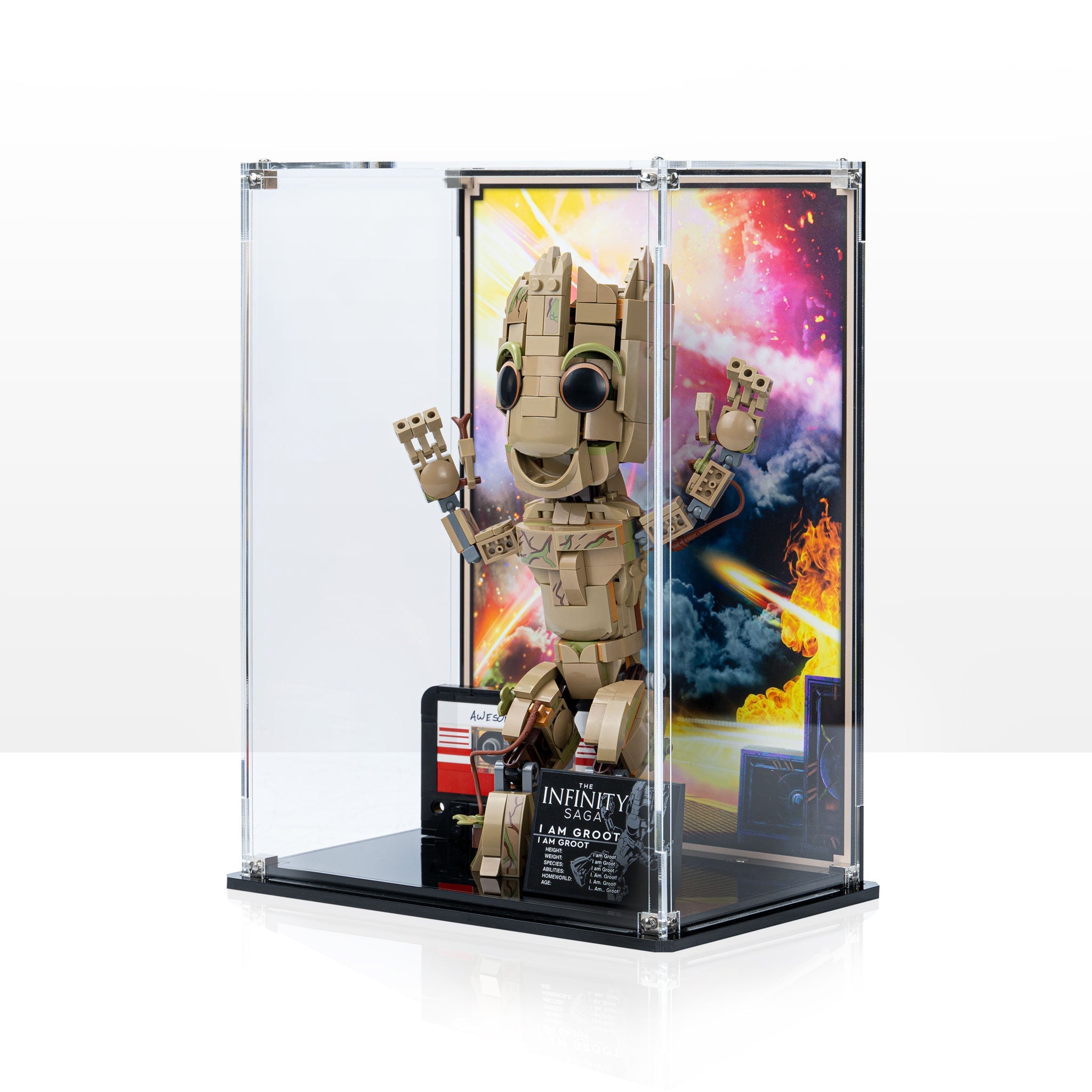 Display Case for LEGO® Marvel I am Groot (76217)