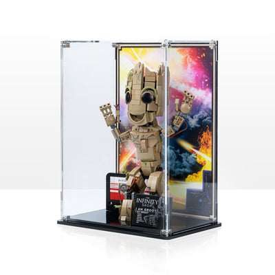 Display Case for LEGO® Marvel I am Groot (76217)