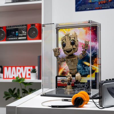 Display Case for LEGO® Marvel I am Groot (76217)