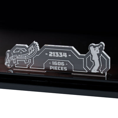 Display Case for LEGO® Ideas® Jazz Quartet (21334)
