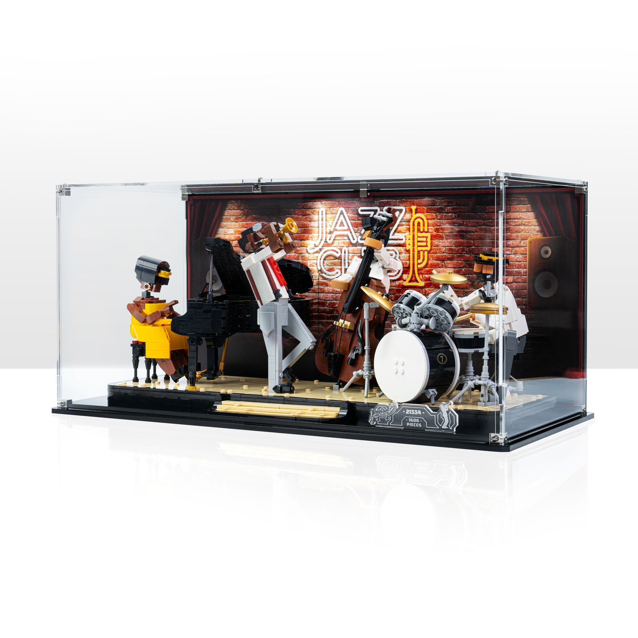 Display Case for LEGO® Ideas® Jazz Quartet (21334)