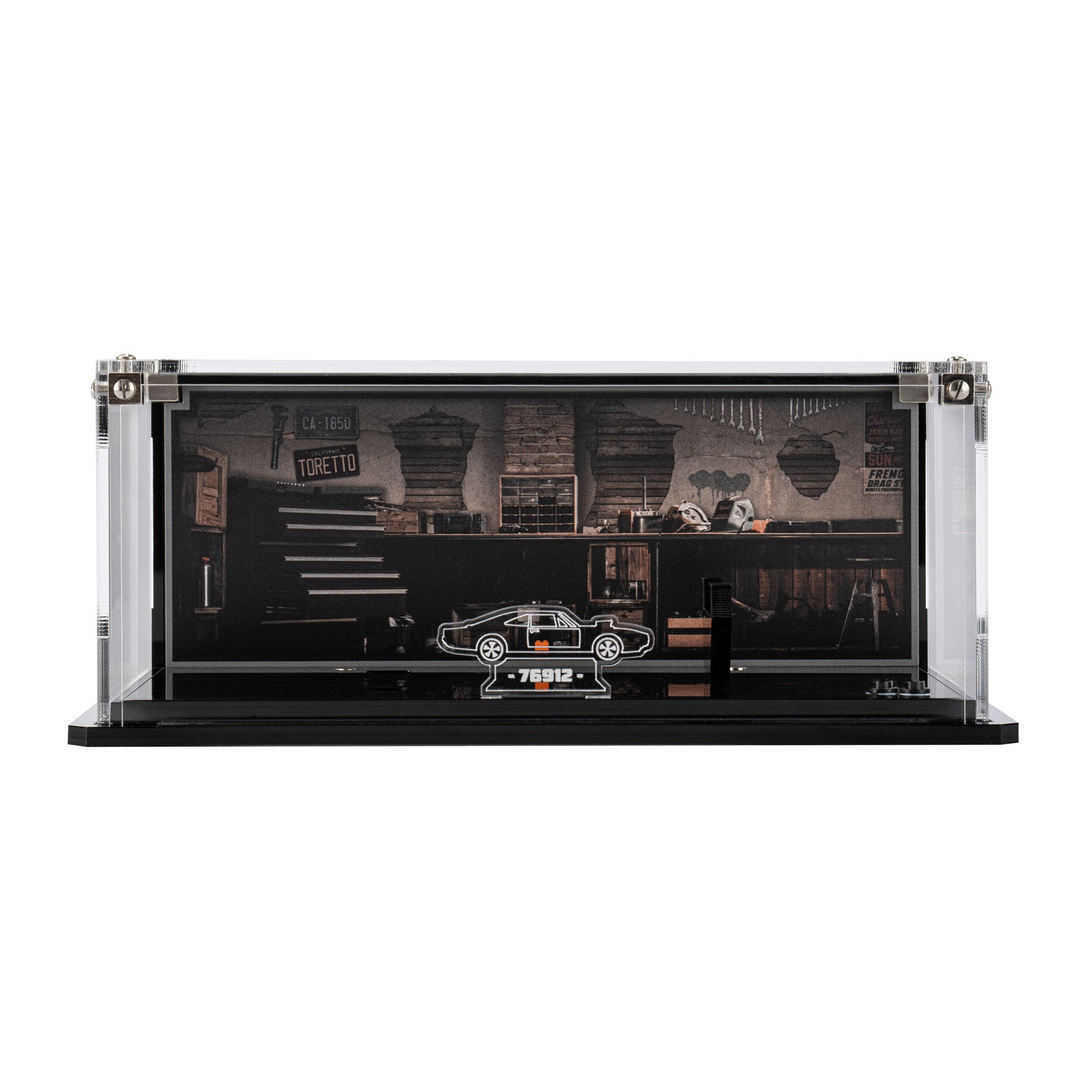 Display Case for LEGO® Speed Champions Fast & Furious 1970 Dodge Charger R/T (76912)